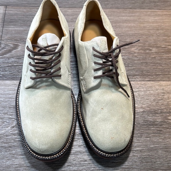 J. Crew Other - J. Crew Men's Cream Suede Oxfords size 7.5 (b235)